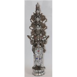 ABSTRACT OF 1000 EYES & ARMS GODDESS OF MERCY AND COMPASSION . POLYRESIN