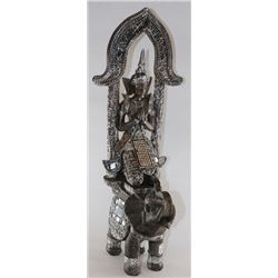 THAI BUDDAH W/ ELEPHANT STATUE