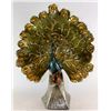 Image 1 : POLYRESIN PEACOCK FIGURINE