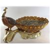 Image 1 : PEACOCK FIGURINE - CANDY DISH