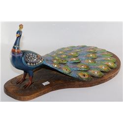 PEACOCK FIGURINE