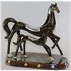 Image 1 : POLYRESIN HORSES STATUE