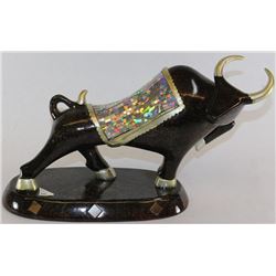 POLYRESIN BULL STATUE