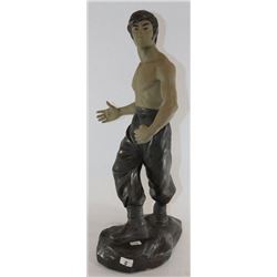 BRUCE CERAMIC  LEE STATUE