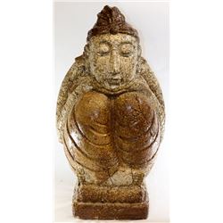 STONE CARVED GARDEN STATUE