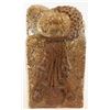 Image 1 : STONE CARVED SQUARE SHAPE  BUDDHA GARDEN STATUE