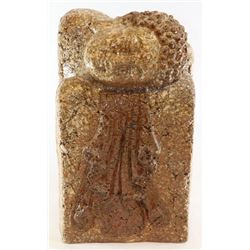 STONE CARVED SQUARE SHAPE BUDDHA  GARDEN STATUE