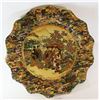 Image 1 : HAND PAINTED CHINESESATSUMA DECORATIVE 10" PLATE, PORCELAIN