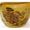 Image 3 : HAND PAINTED CHINESE SATSUMA 8" FISHBOWL, PORCELAIN