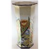 Image 1 : HAND PAINTED PORCELAIN FLOWER DESIGN VASE