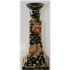 Image 1 : HAND PAINTED CLOISONNE PORCELAIN 8" CANDLE HOLDER