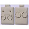 Image 1 : SET OF 3 STERLING SILVER EARRINGS