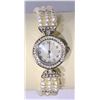 Image 2 : STAINLESS STEEL FRESHWATER PEARL LADIES WATCH