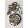 Image 3 : MECHANICAL SEE THROUGH POCKET WATCH