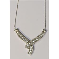 STERLING SILVER CUBIC NECKLACE