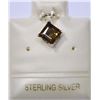Image 1 : STERLING SILVER SMOKEY QUARTZ PENDANT