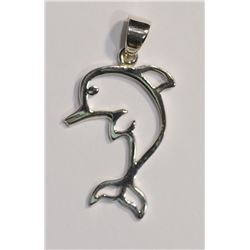 SILVER DOLPHIN PENDANT