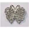 Image 1 : SILVER CUBIC BUTTERFLY PENDANT NECKLACE