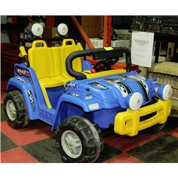 CHILDRENS ELECTRIC JEEP - COMES WITH CHARGER