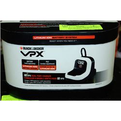 BLACK & DECKER VPX DUAL PORT BATTERY CHARGER - NEW