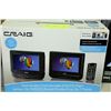 Image 1 : CRAIG DUAL SCREEN 7" PORTABLE DVD/CD PLAYER
