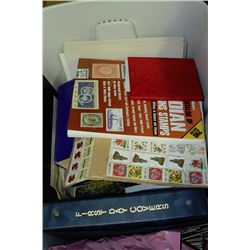 MASSIVE TOTE WITH COLLECTION OF ESTATE STAMPS