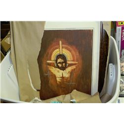 ESTATE COLLECTION OF 4 OIL ON CANVASES