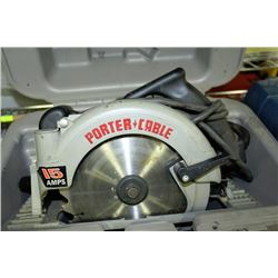 PORTER CABLE SKILL SAW IN CASE