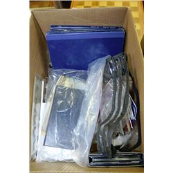 BOX OF ESTATE COINS SETS , NICKEL SETS , ETC ETC