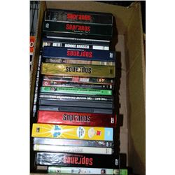 BOX OF DVD MOVIES