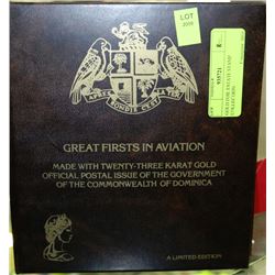 GOLD FOIL ESTATE STAMP COLLECTION