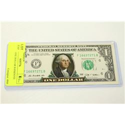 US 2009 ONE DOLLAR BANKNOTE