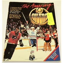 1982 OILERS BOOK WITH SIGNATURES