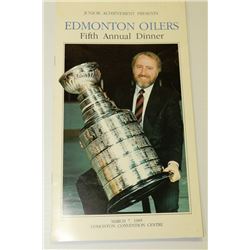 1984 OILERS SIGNED STANLEY CUP CHAMPIONS