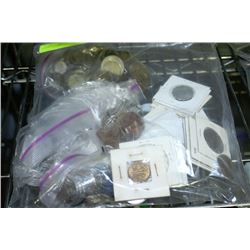 BAG OF ESTATE COLLECTIBLE COINS