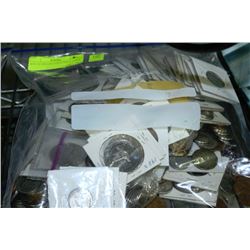 BAG OF ESTATE COLLECTIBLE COINS