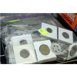BAG OF ESTATE COLLECTABLE COINS