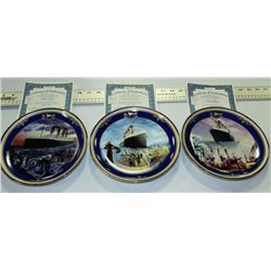 THREE BRADFPORD EXCHANGE COLLECTOR PLATES