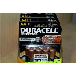BOX W/ 32 DURACELL "AA" BATTERIES