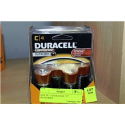 BOX W/ 12 DURACELL "C" BATTERIES