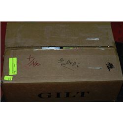 BOX OF 30 ASSORTED DVD MOVIES