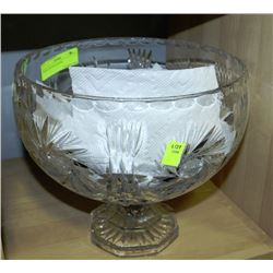 LARGE CRYSTAL BOWL