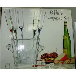 NEW 8 PIECE CHAMPAIGNE SET