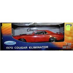 DIE CAST 1970 COUGAR ELIMINATOR 1:18 SCALE - RED