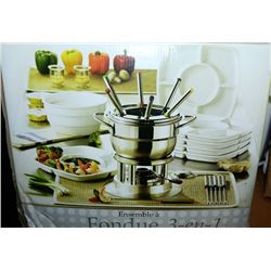 NEW 3-IN-1 FONDUE SET