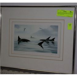 FRAMED & SIGNED PRINT BY BRUCE MUIR WITH COA