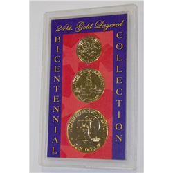 24KT GOLD LAYERD BICENTENNIAL COLLECTION