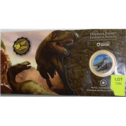RCM DINOSAUR EXHIBIT 2010 50 CENT COIN AND