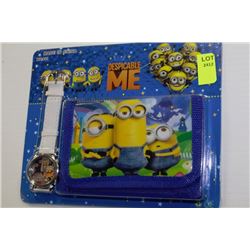 DISPICABLE ME WATCH & WALLET SET