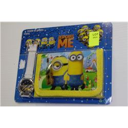 DISPICABLE ME WATCH & WALLET SET
